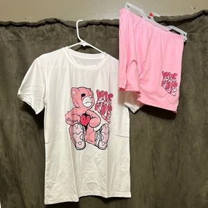 Item 127 pajama set that says love kills